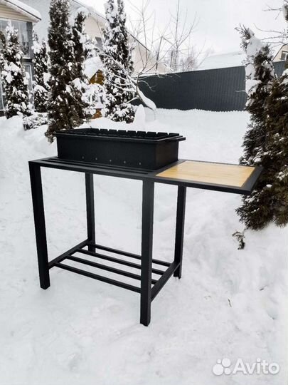 Мангал в стиле лофт