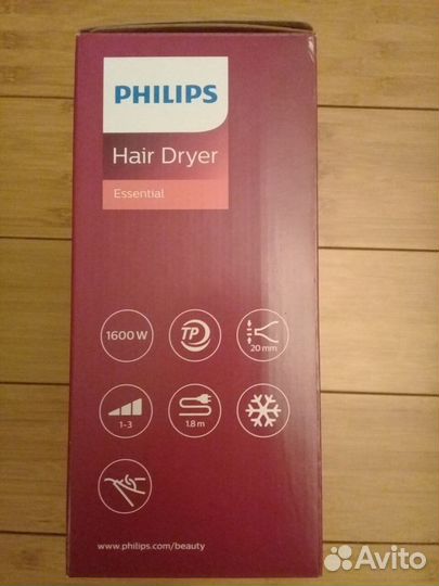 Фен-щетка Philips Essential Care 1600 W Compact