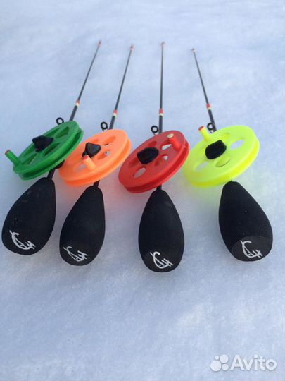 Удочка (зимняя) ручной работы (блесна, балансир, м