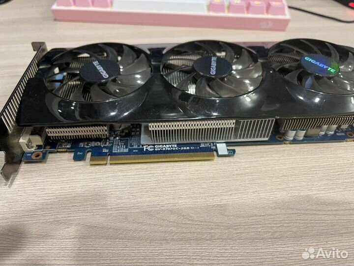 Видеокарта gigabyte gv-r787OC-2gb