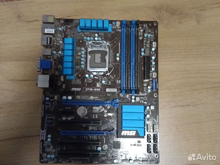 Материнская плата 1155 msi z77a-g43