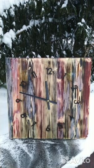 Часы настенные Лофт. Подарок на 23 февраля