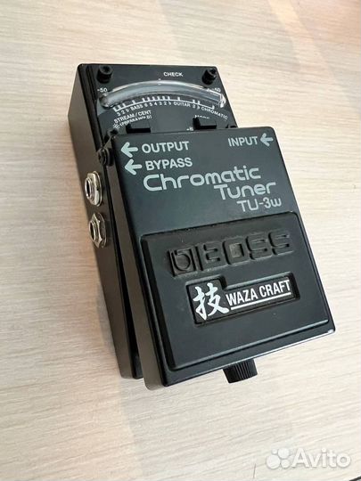 Педаль Boss TU-3W Chromatic Tuner Waza Craft