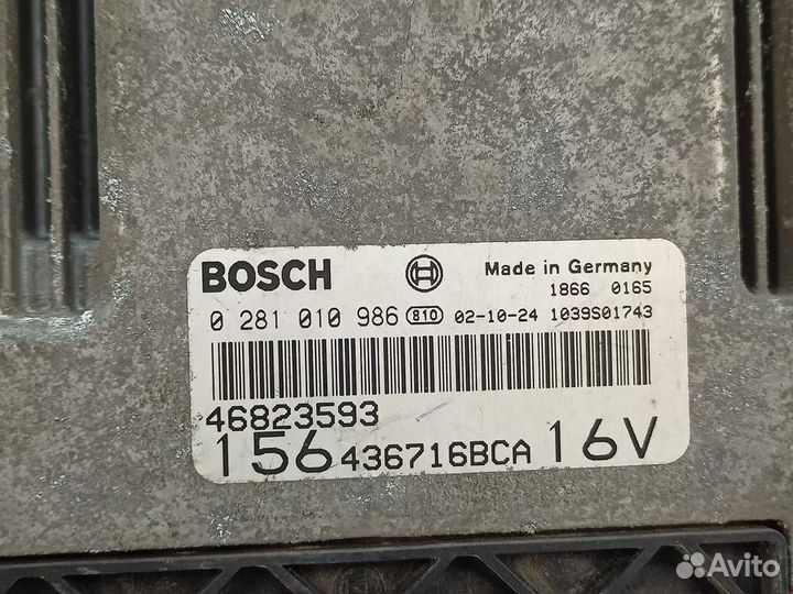 Блок управления двигателем Alfa Romeo 156 932 2002