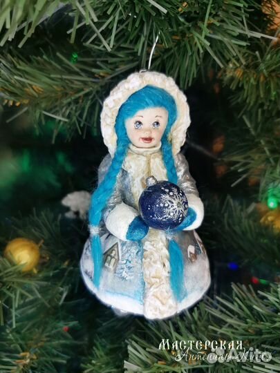 Ватные елочные игрушки