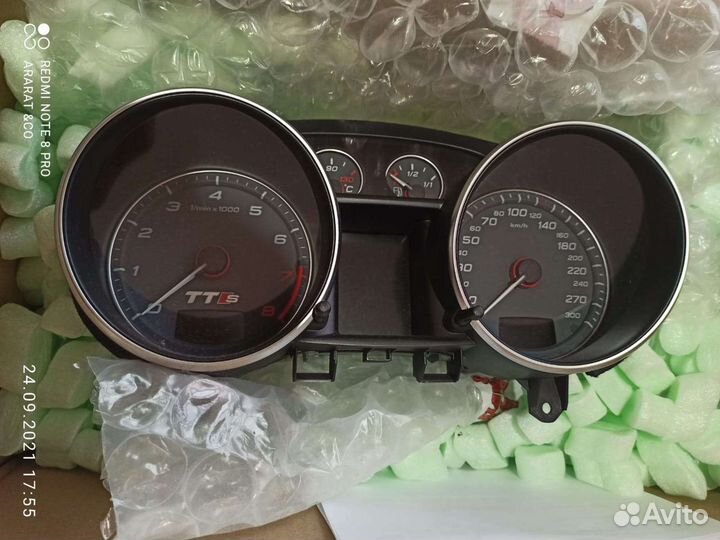 Панель приборов на Audi TTS