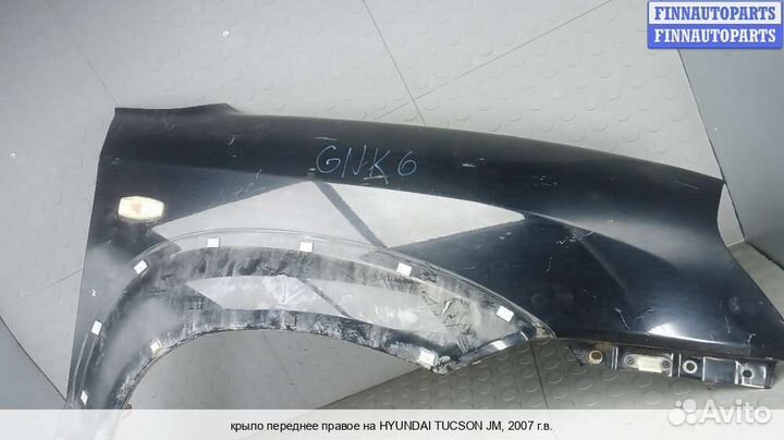 Крыло перед/право Hyundai Tucson I (JM), 2007 Дизель
