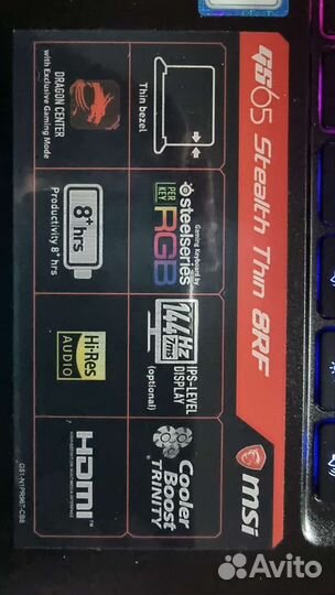 Ноутбук MSI GS65 Stealth Thin 8RF Core i7