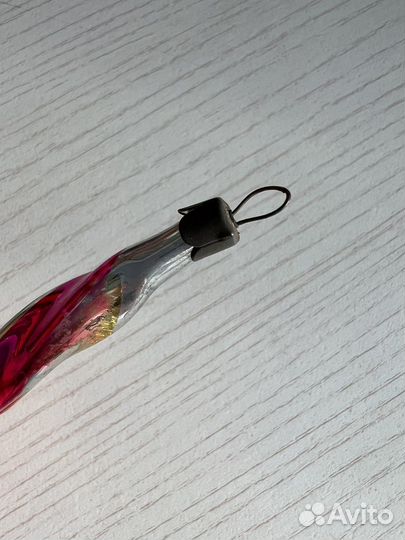 Елочная игрушка «Сосулька»