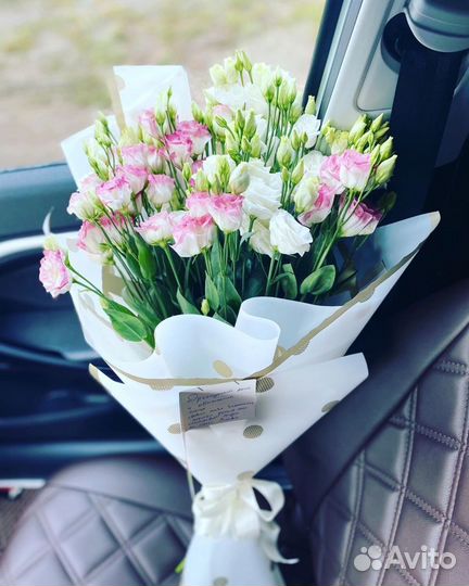 Букеты из лизиантусов (эустом ) 24/7