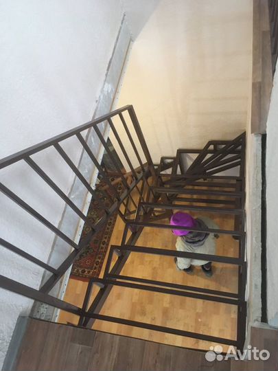 Металлокаркас лестницы на монокосоуре на заказ