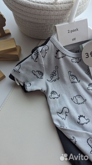 Новые боди футболки h&m 62