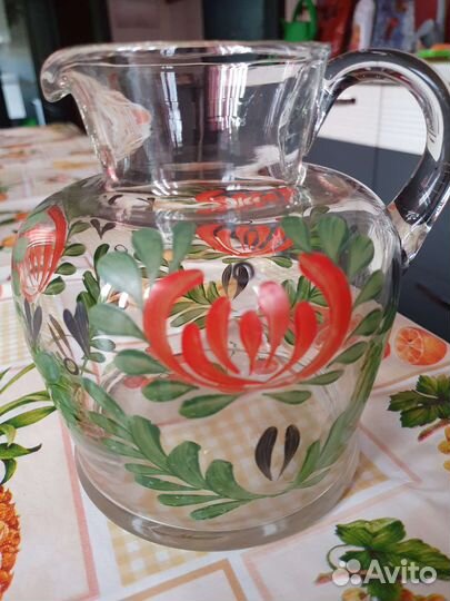 Посуда СССР цветное стекло