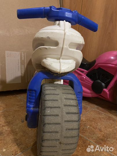 Детский мотоцикл беговел полицейский