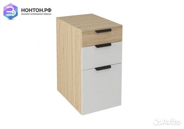 Комод Норд дуб сонома / белый