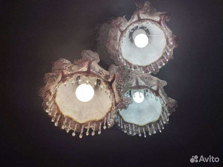 Люстра потолочная большая бу