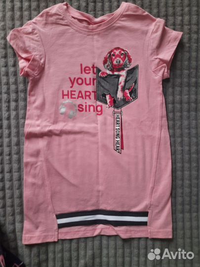 Комплекты леггинсы и футболки 104-110