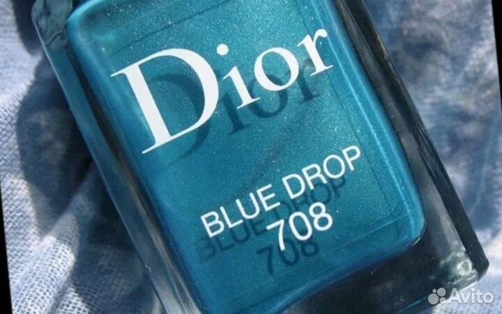 Лак для ногтей Dior vernis 708 - blue drop