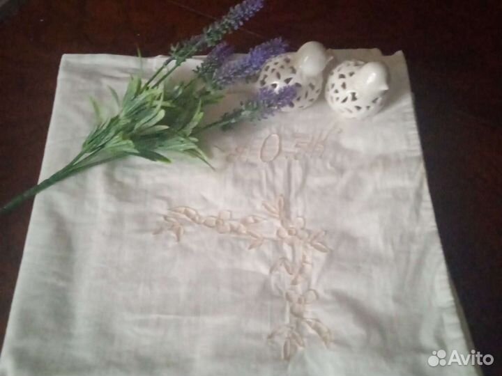 Наволочка новая с вышивкой