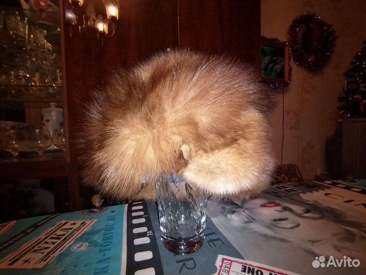 Шапка лиса 56 р-р