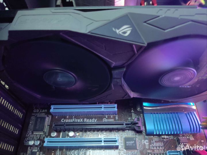 Видеокарта rx580 8gb asus
