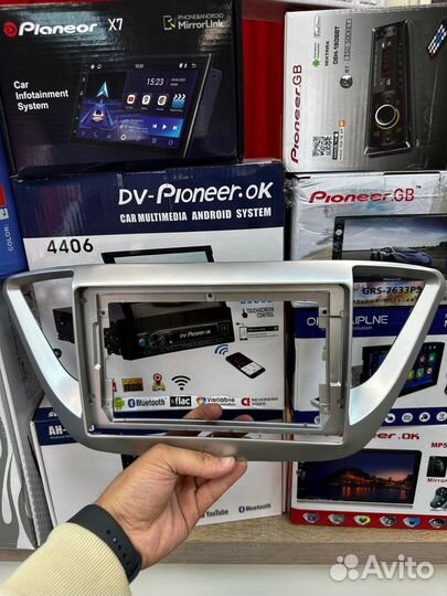 Переходная рамка Hyundai Accent 2017г 