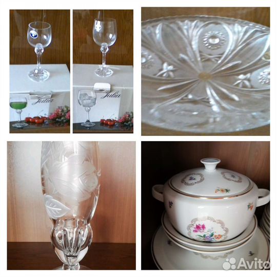 Богемское стекло, хрусталь сервиз кольдиц новое