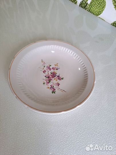 Блюдо сервировочное большое фарфор 1976