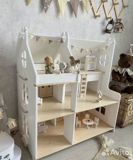 Домик кукольный деревянный Сканди дом