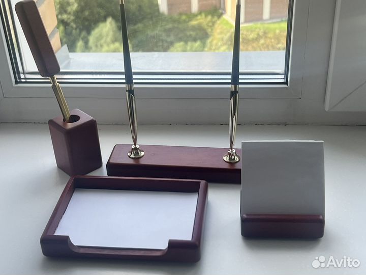 Органайзер для канцелярии деревянный