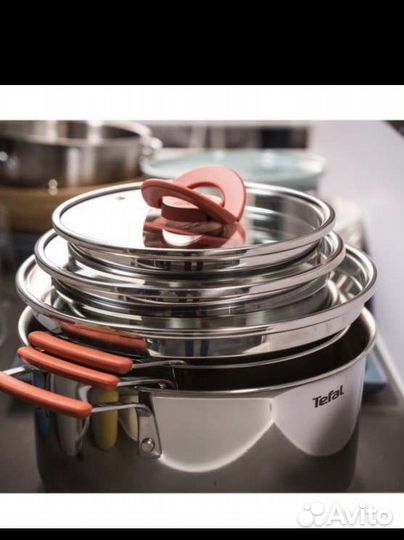 Новый набор кастрюль Tefal Opti space