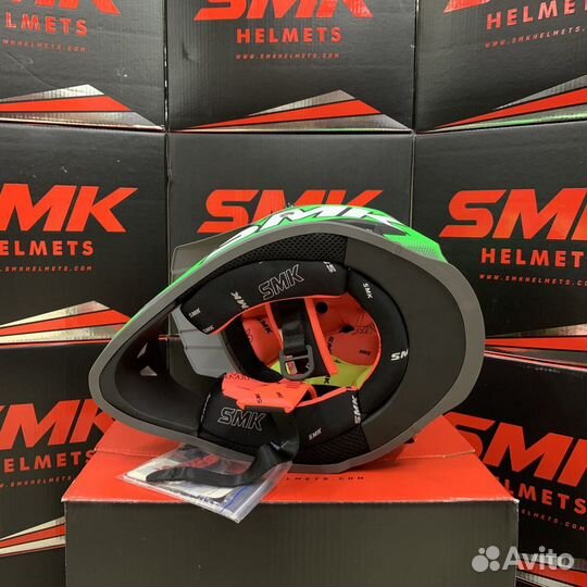 Мотошлем кроссовый SMK allterra X-throttle, цвет ч