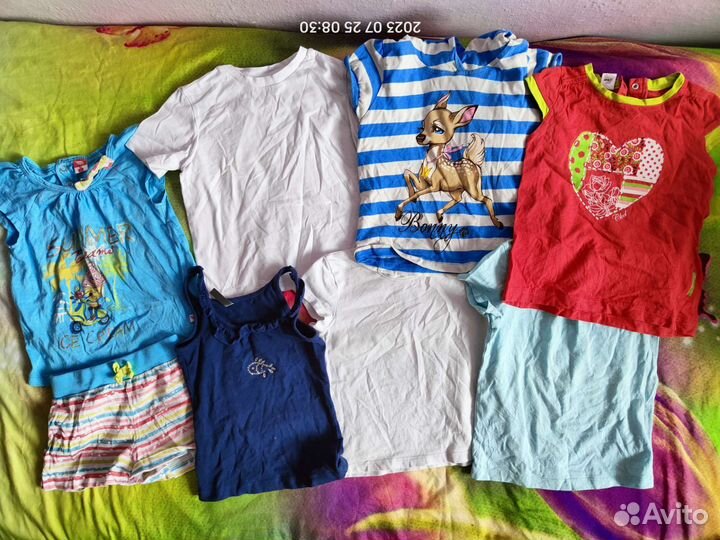 Вещи пакетом на девочку 98р
