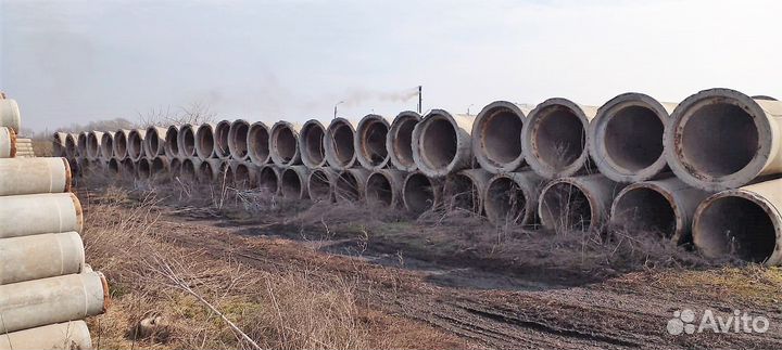 Трубы б/у бетонные армированные 1200 мм