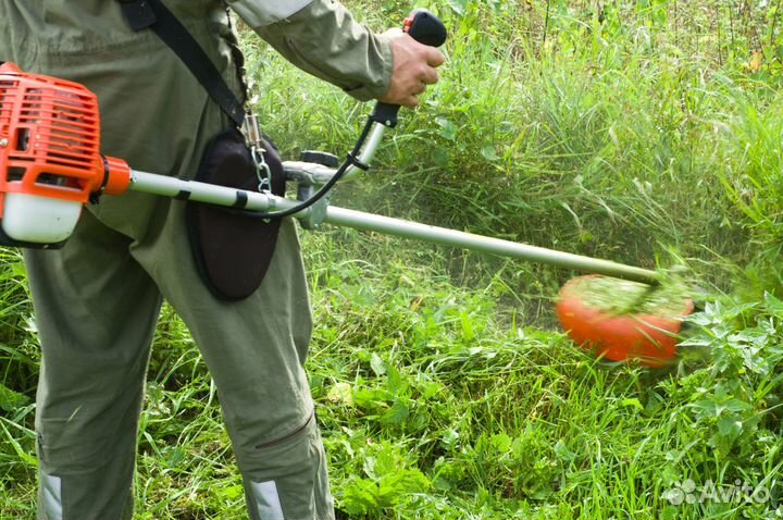 Расчистка участка от валунов, валка, обрезка дерев