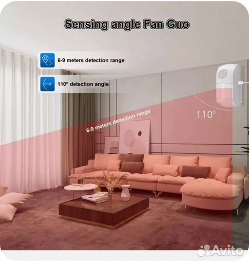 Умный WiFi датчик движения tuya сирена