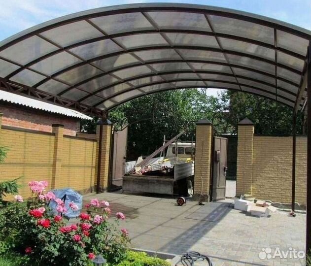 Навесы из поликарбоната от производителя