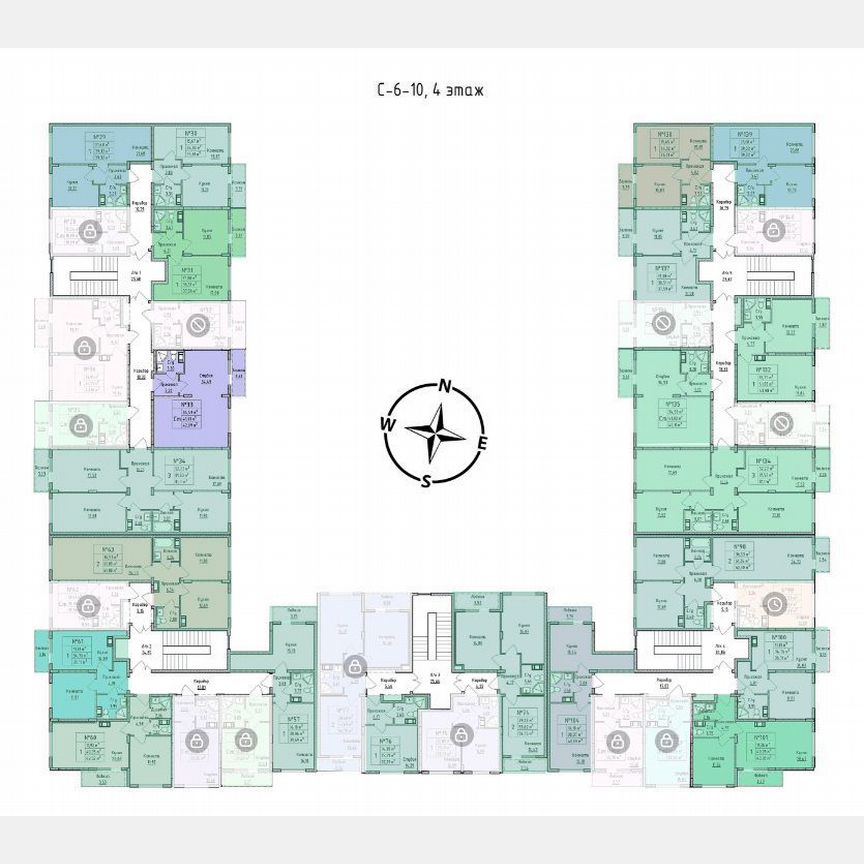 3-к. квартира, 81,1 м², 4/4 эт.
