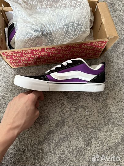 Vans knu skool фиолетовые