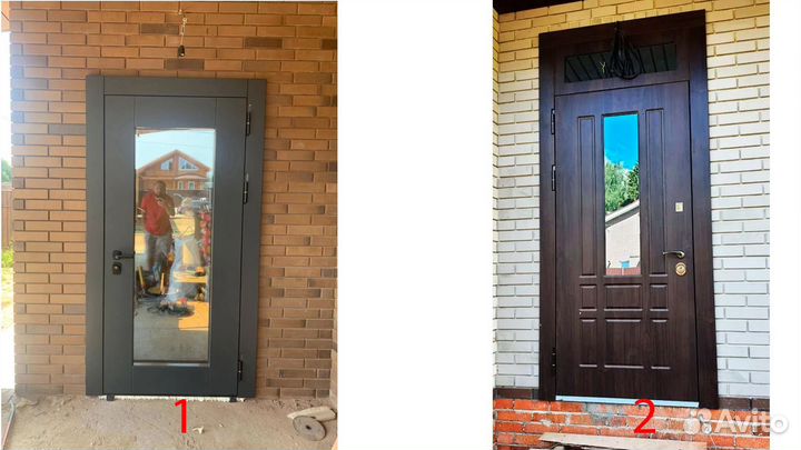 Двери для коттеджа с терморазрывом. Морозостойкие