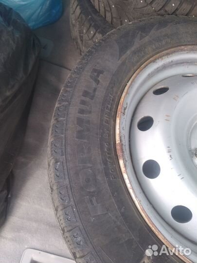 Колеса в сборе r15 зима Ларгус Логан