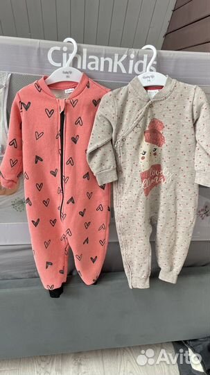 Вещи пакетом на девочку 74 80