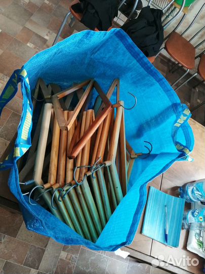 Вешалки плечики деревянные бу