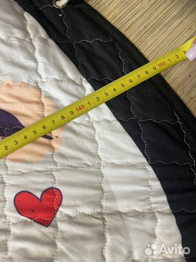 Нескользящий детский коврик мешок для игрушек