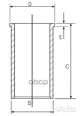 14-026240-00 гильза цилиндра MB W201/W124 2