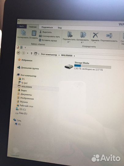 Плеер sony walkman nwz w273