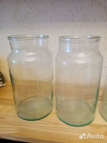 Советская стеклянная крынка, банка, жбан