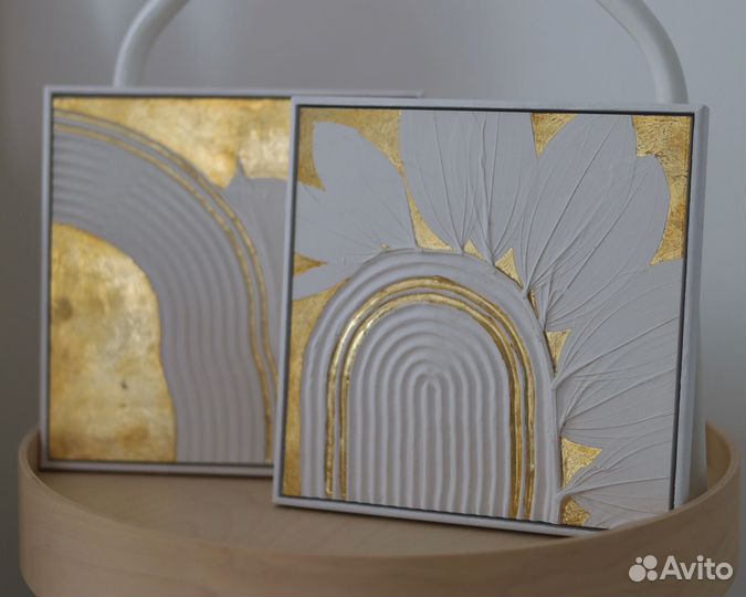 Интерьерное панно. Ботанический барельеф