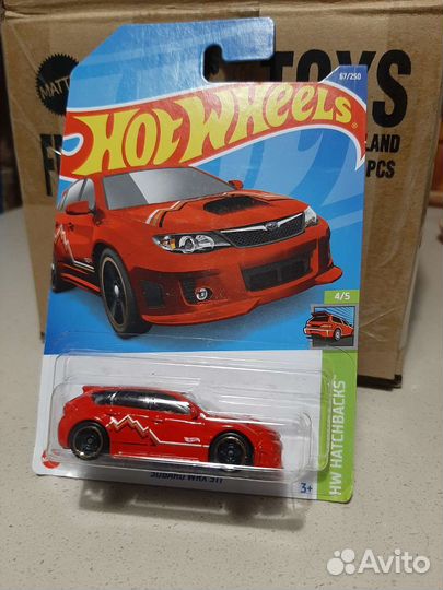 Hot Wheels subaru WRX. Реколор