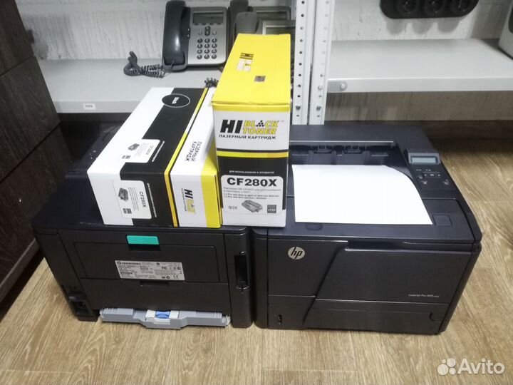 Принтер HP LaserJet Pro 400 M401d +картридж